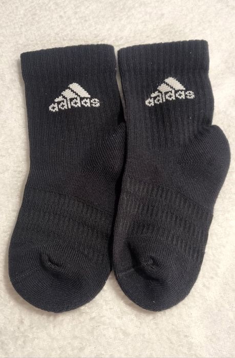 Skarpetki dziecięce Adidas Cushioned Amorti czarne 3 pary r. 25-27