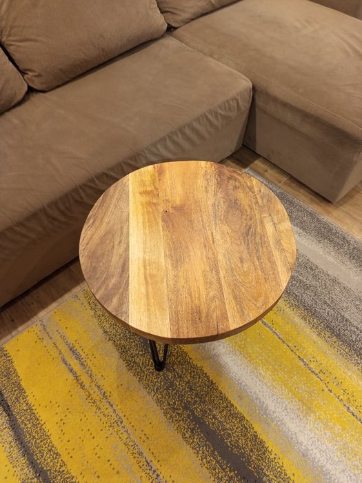 Stolik kawowy z drewna mango - loft,hadmade, industrial