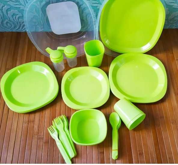 Набор посуды для пикника на 4 персоны-36 предметов