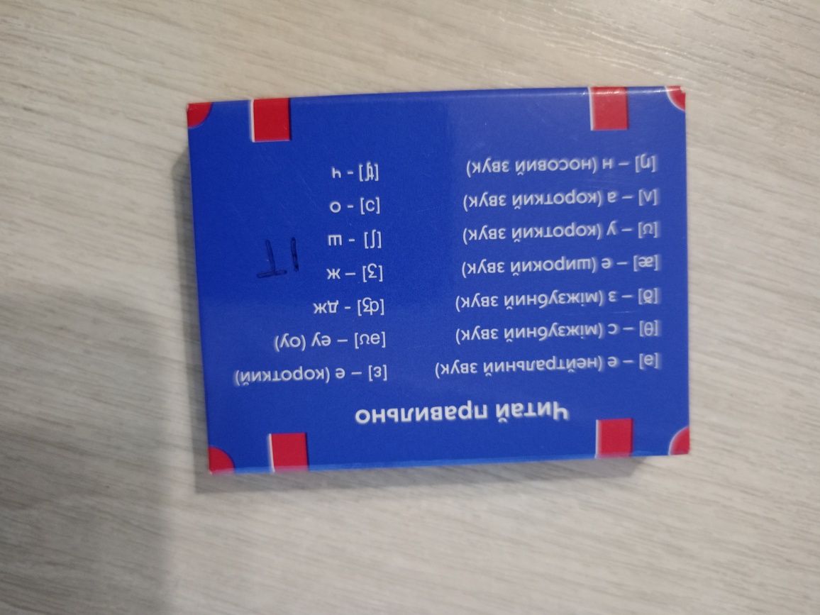 Картки для вивчення англійської мови IT