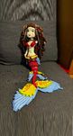 Boneca Sereia em croché
