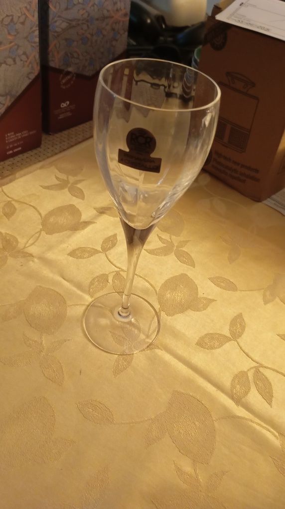 Serviço copos pé alto cristal