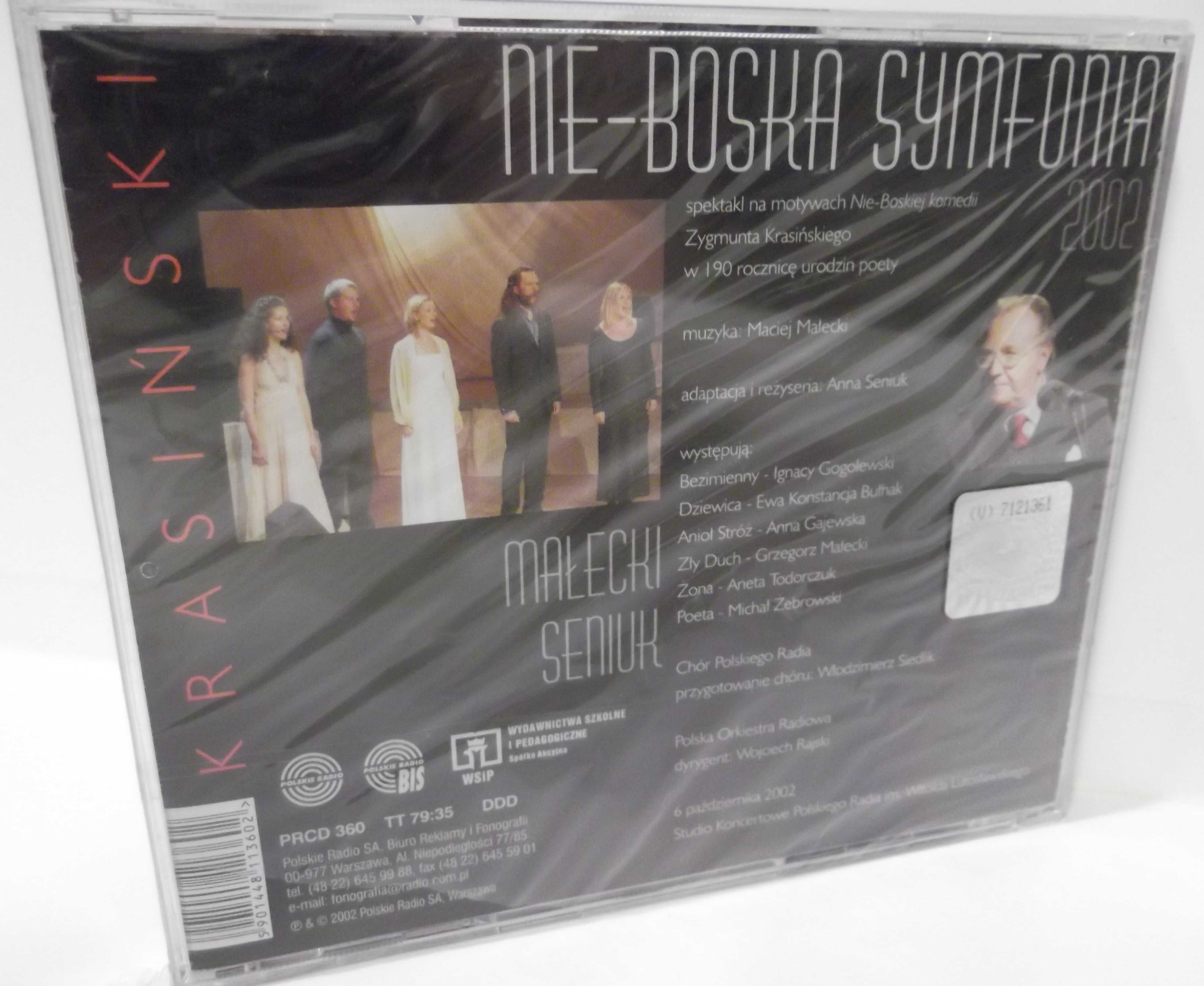 Płyta CD - Małecki/ Seniuk, Nie- Boska Symfonia 2002