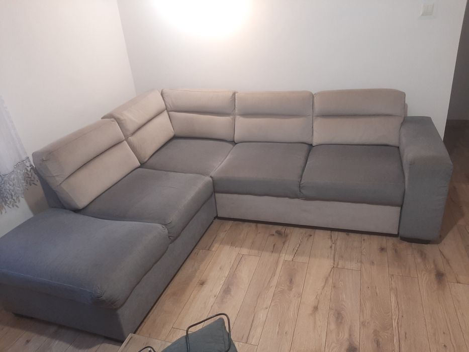 Narożnik z funkcja spania