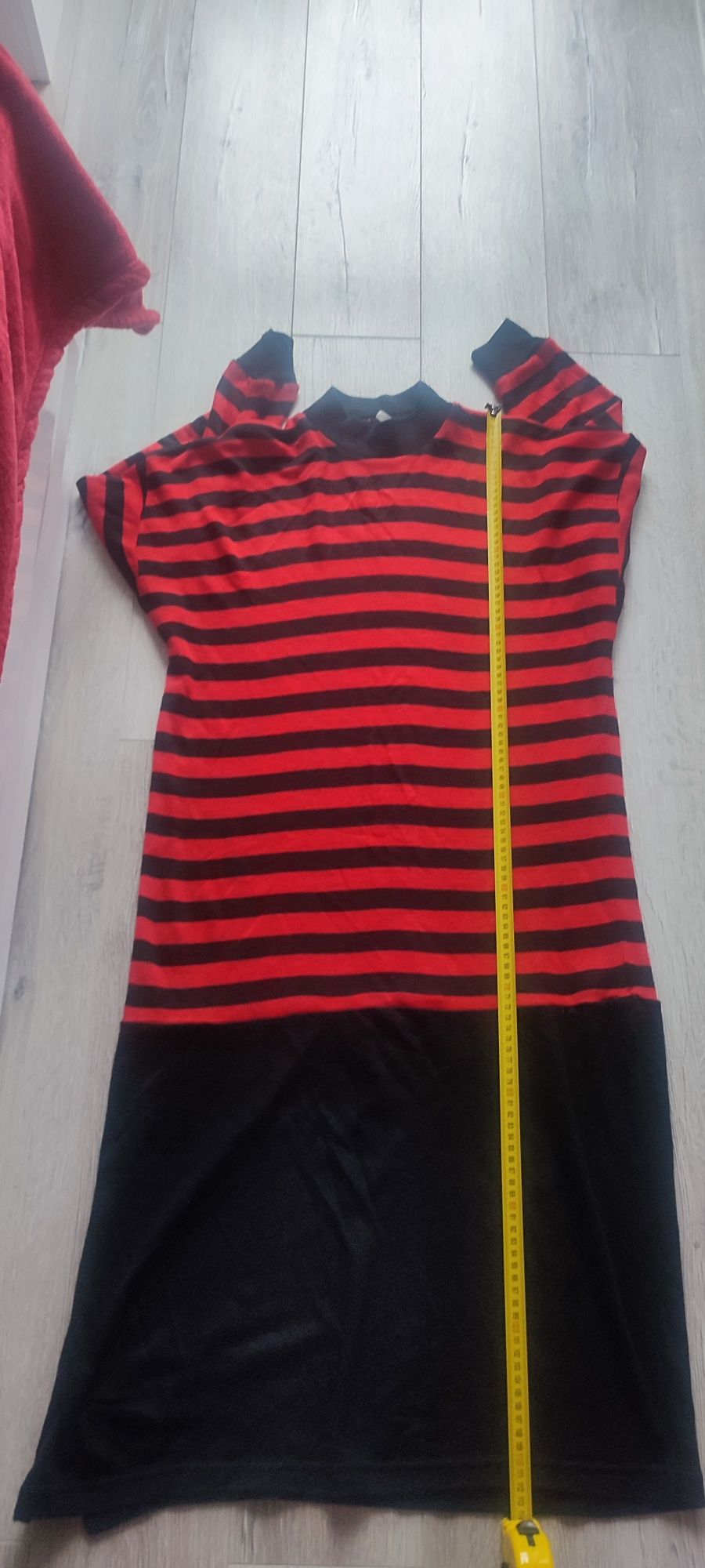 Sukienka dzianinową H&M rozm L do XL wymiary na fotkach