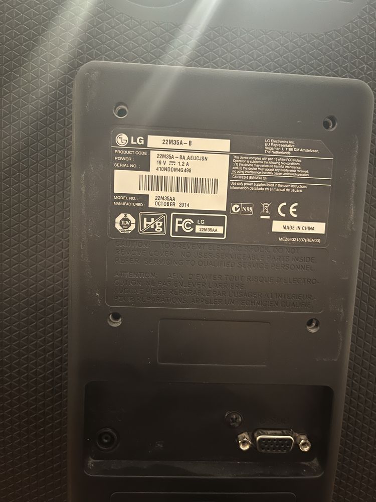 Monitor LG 22M35A -B