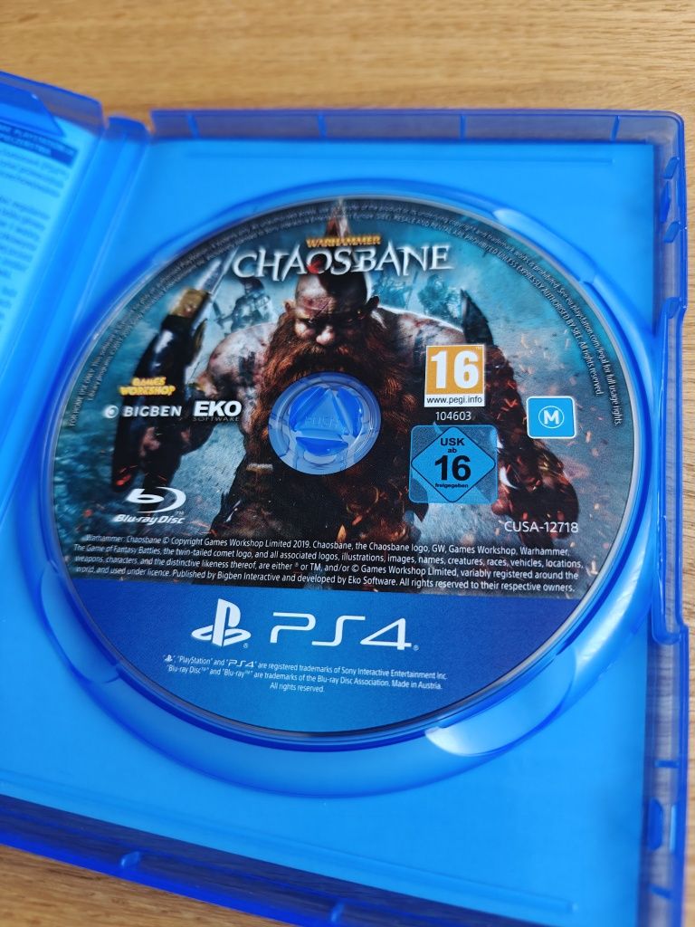 Warhammer chaosbane, polska wersja. Gra PS4, PS5. slim, pro