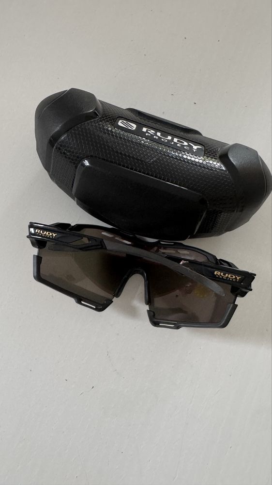 Okulary na rower Rudy Project Cutline Multilaser Gold