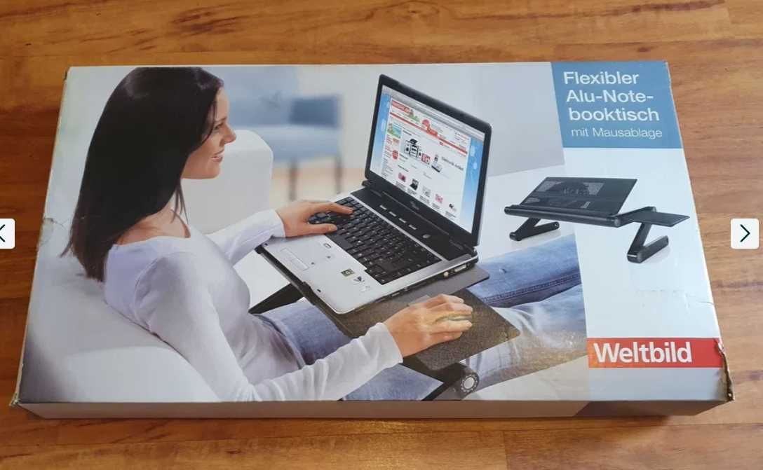 Podstawka do laptopa tableta aluminiowa Weltbild