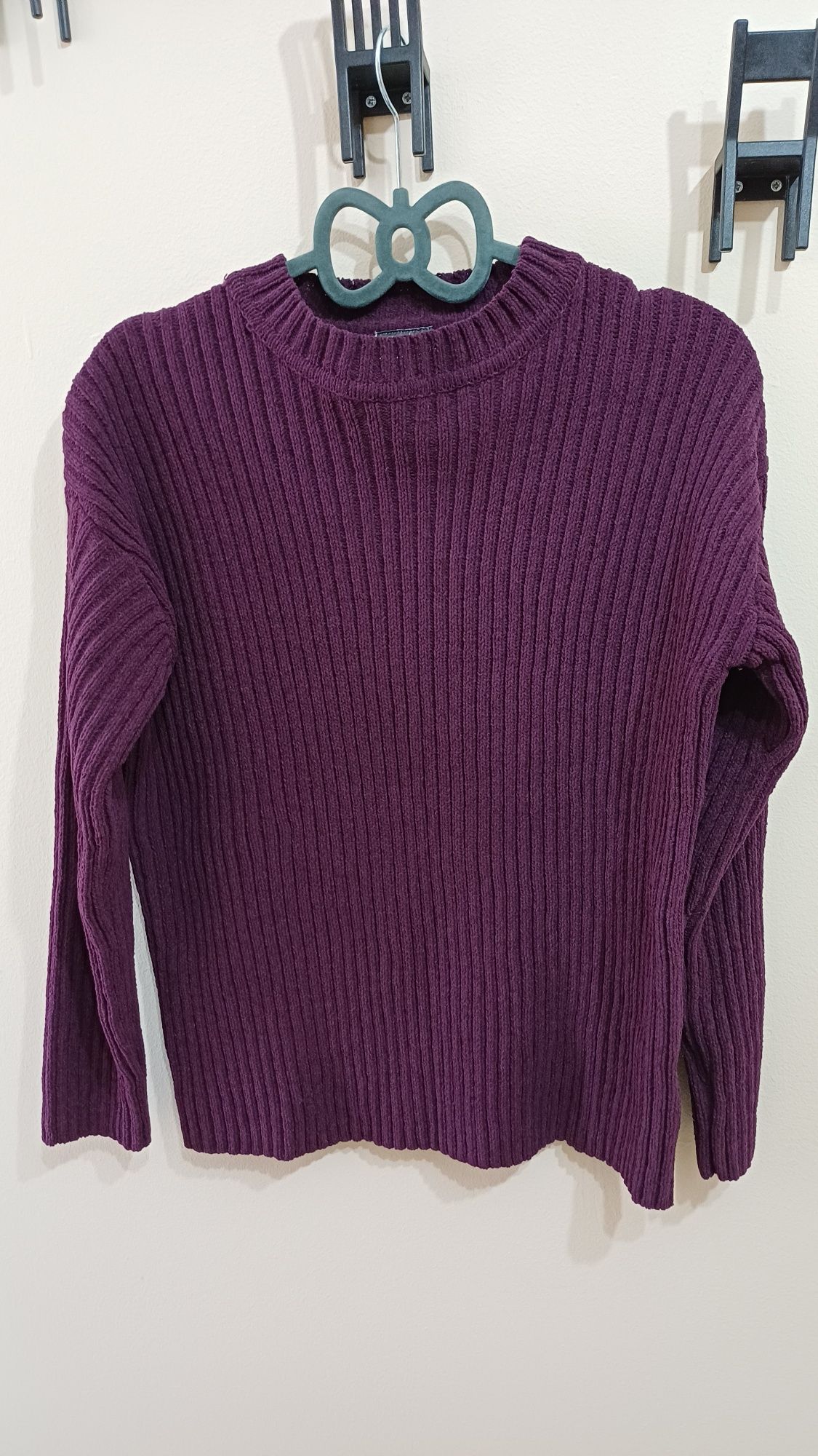 Sweter damski L/XL śliwka