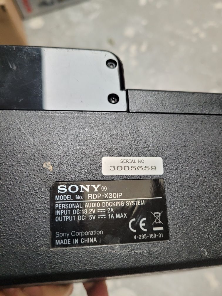 Głośnik SONY RDP-X30iP