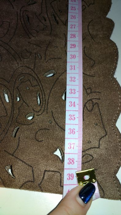 Kozaki bezowe ażurowe