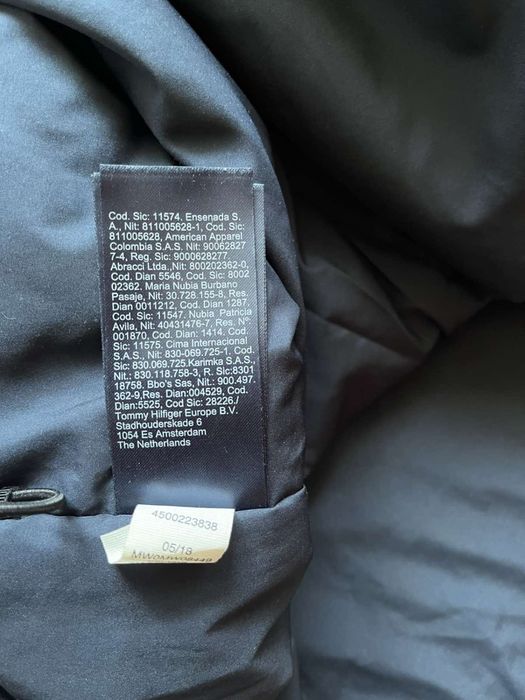 Чоловічий анорак Tommy Hilfiger Nylon Fleece Rain Jacket Розмір XL