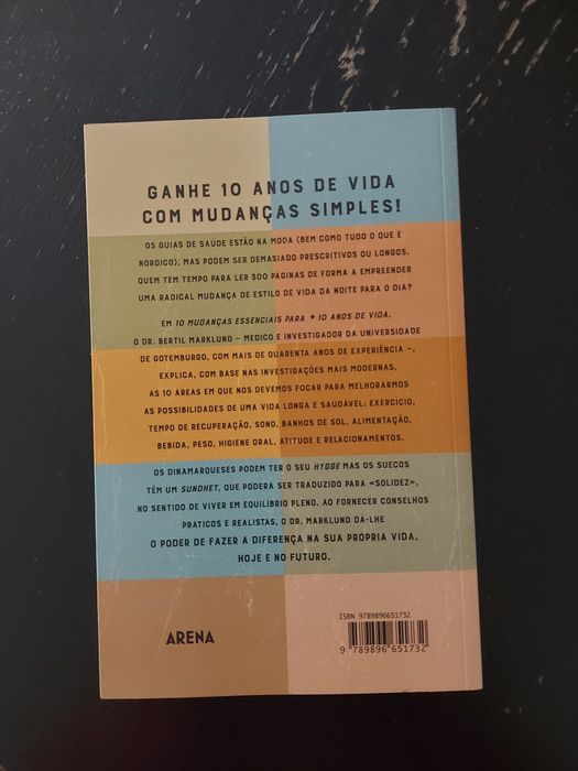 Livro "10 mudanças essenciais para +10 anos de vida"
