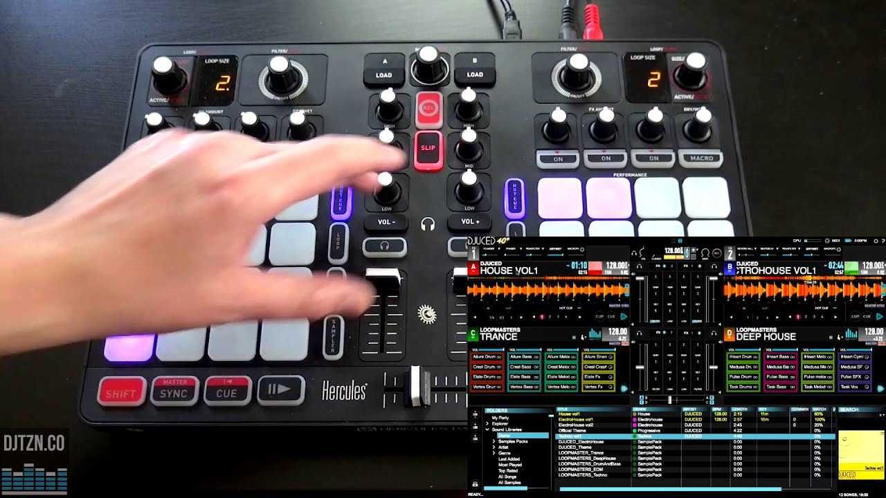 Mesa de mistura HERCULES P32 DJ - (nova ex demo)