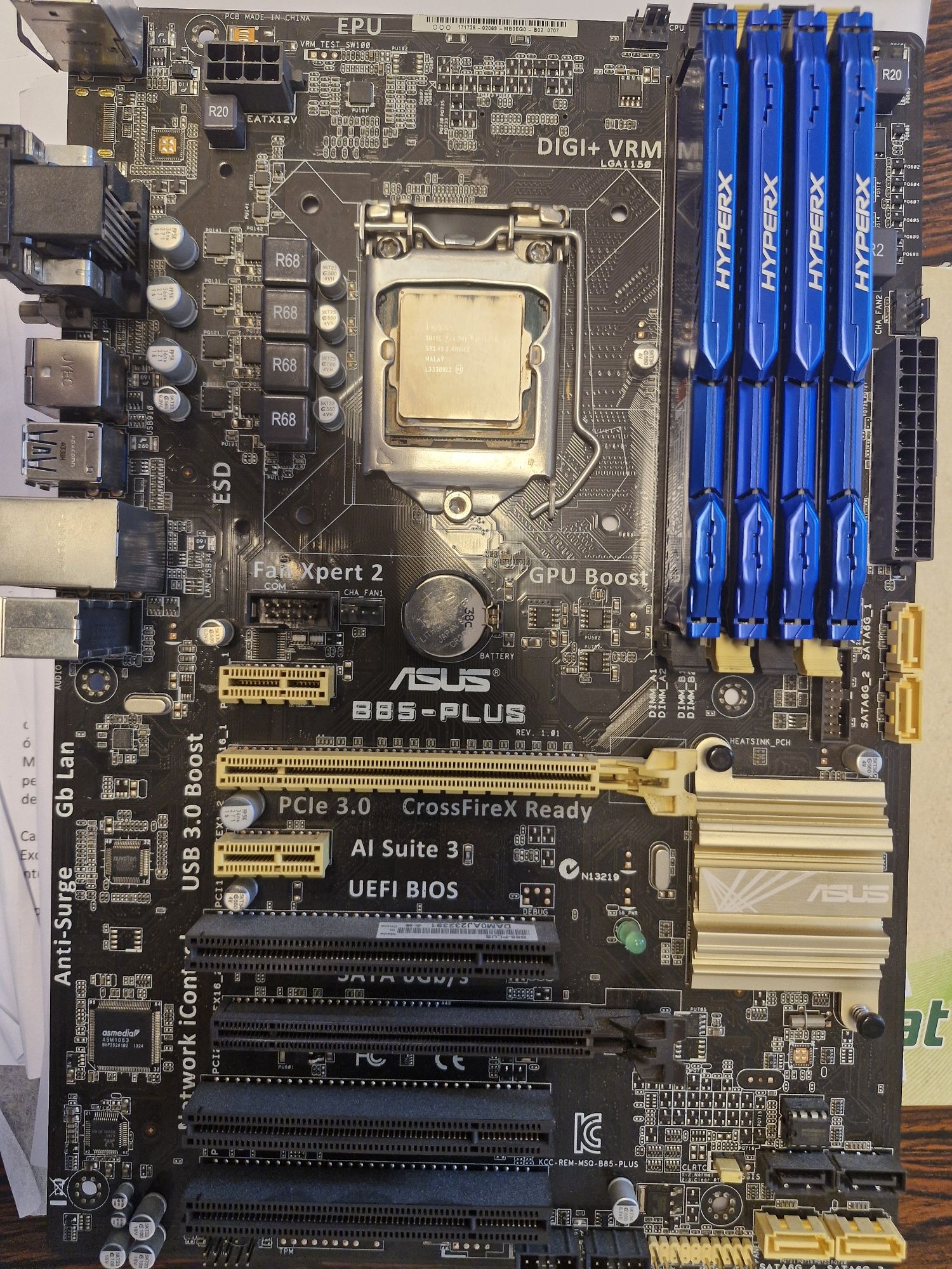 Motherboard+ram+processador