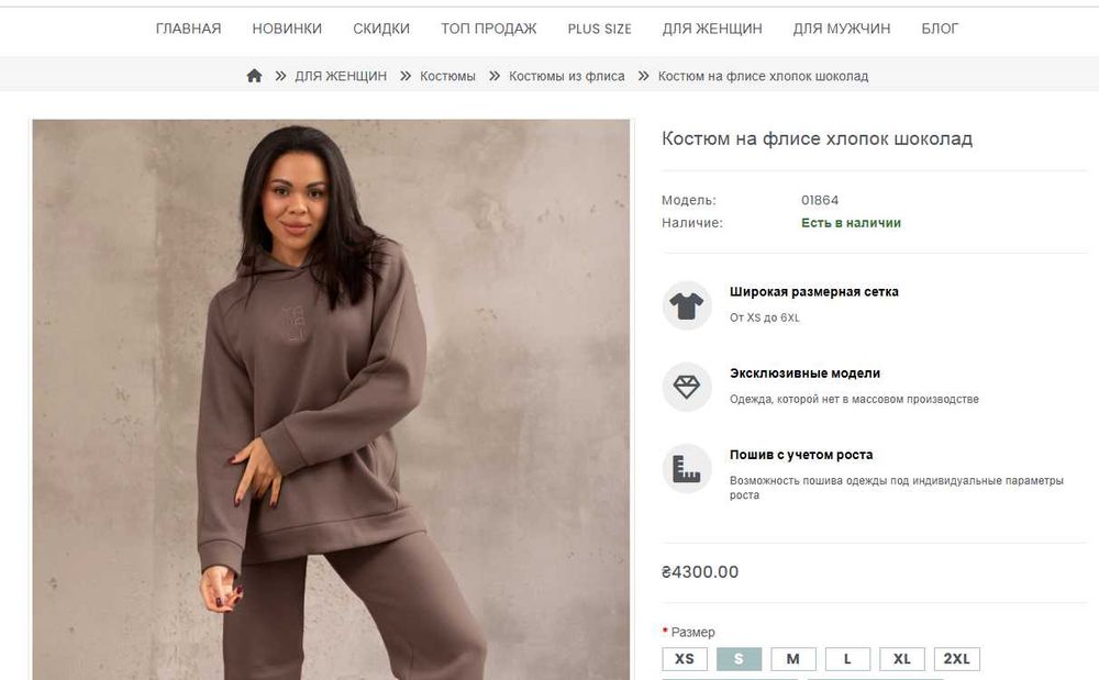 Жіночий зимовий костюм оверсайз на флісі: худі + джогери Tanali