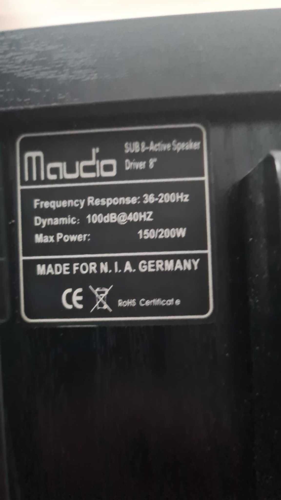 Kino domowe Amp ONKYO TX-SR307 Kolumny M-Audio HCS-9950 + Subwoofer