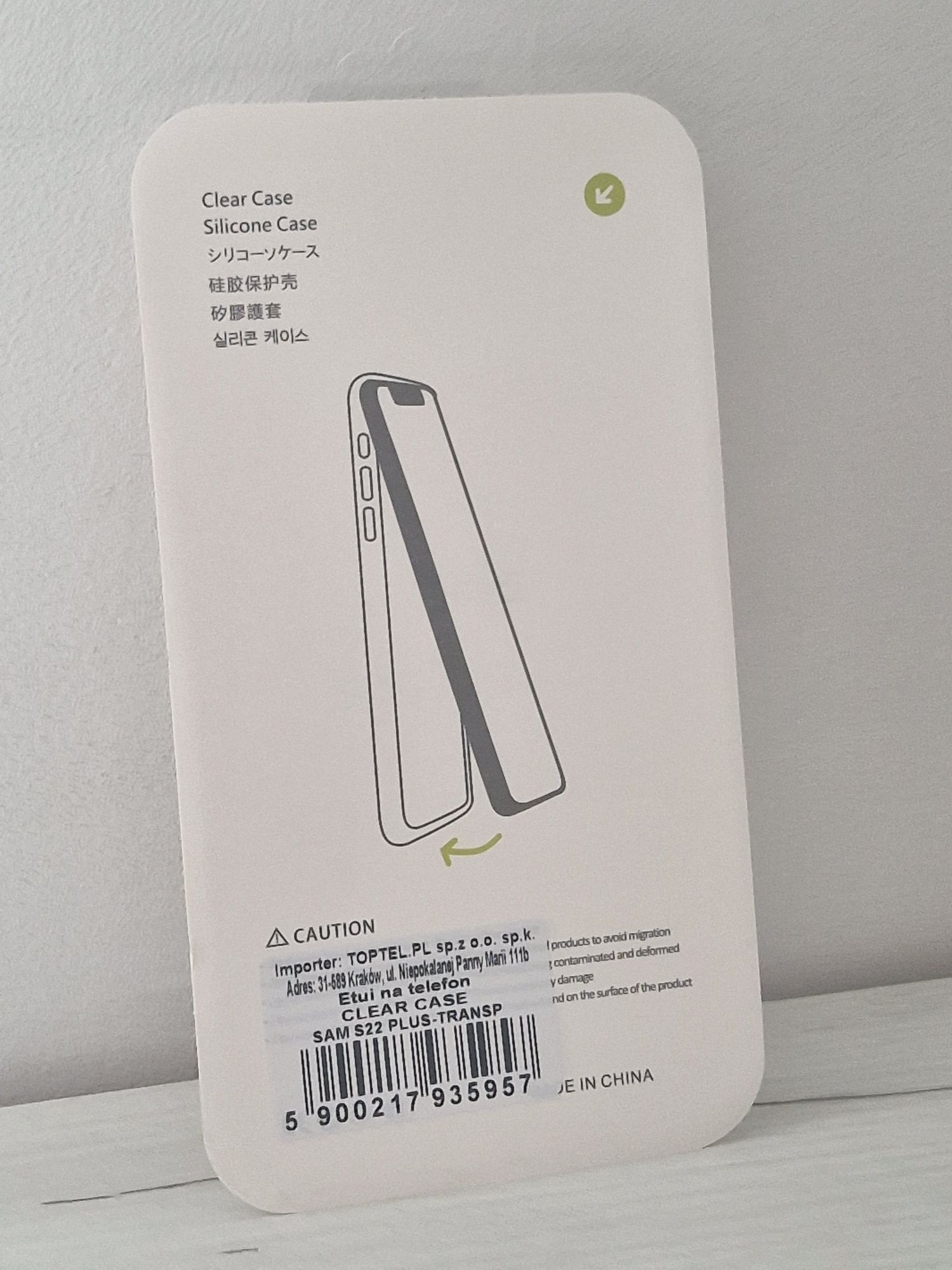 Clear Case do Samsung Galaxy S22 Plus Przezroczysty