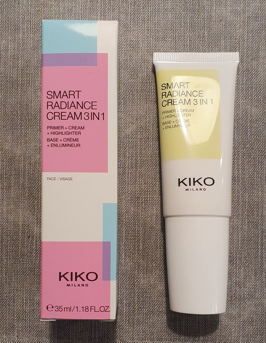 Nowy KIKO Milano Smart Radiance krem nawilżający baza i rozświetlacz