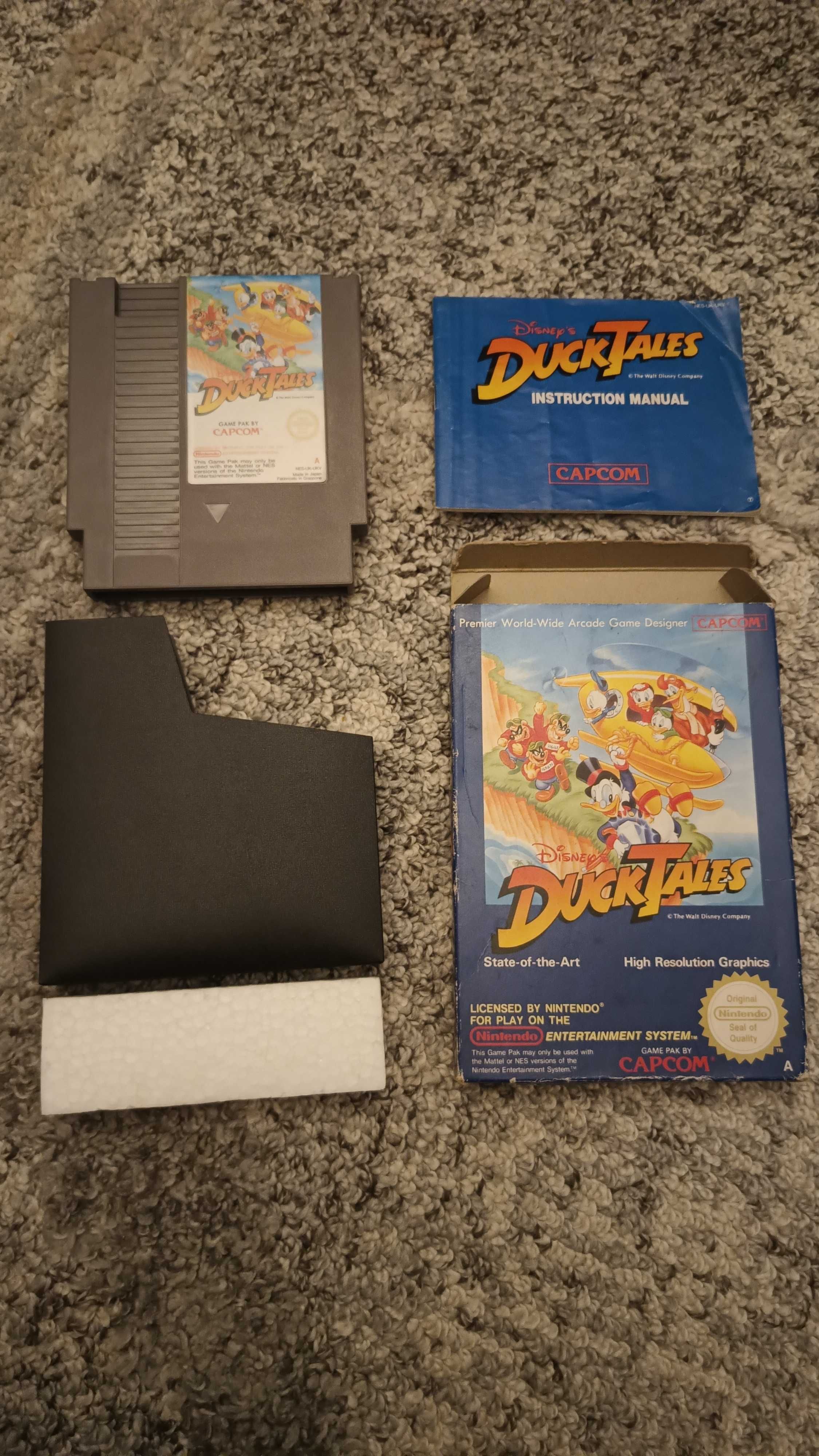 Duck Tales NES komplet Box instrukcje protektor