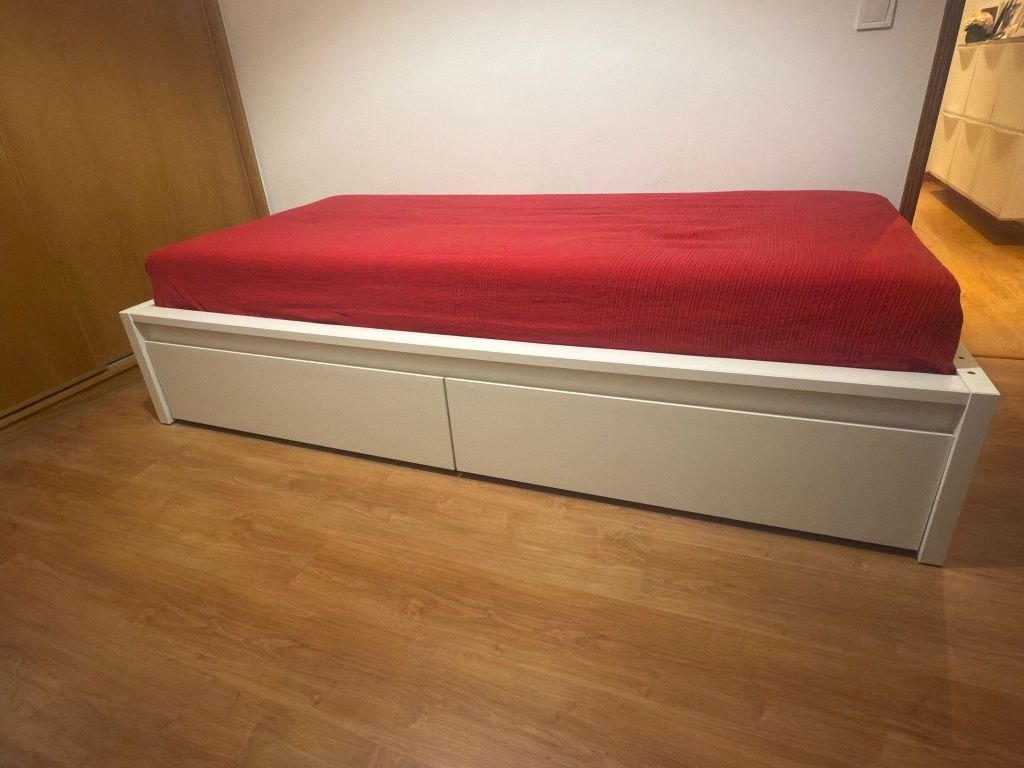 Cama individual MALM 90x200