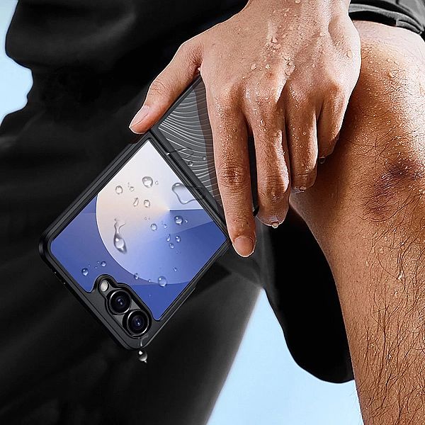 Etui Dux Ducis Aimo na Samsung Galaxy Z Flip7 - czarne