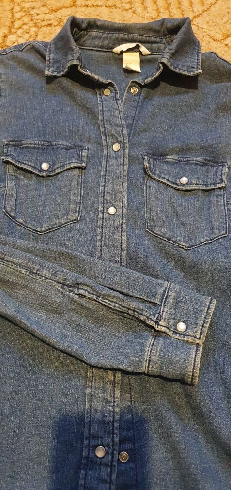 Женская джинсовая рубашка