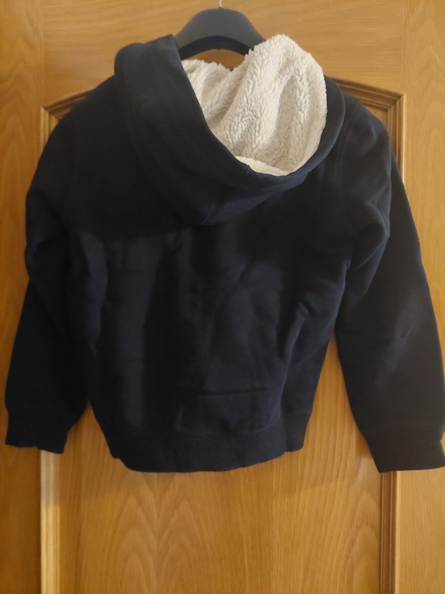 Hoodie com fecho Benetton