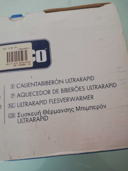 Aquecedor ultra rápido de biberões da marca chicco