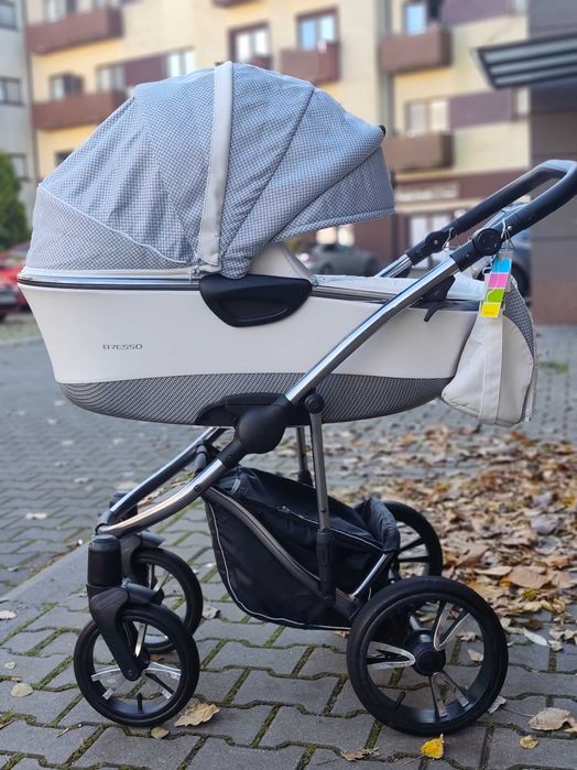 Elegancki wózek Bebetto Bresso Premium Class 2w1 3w1
