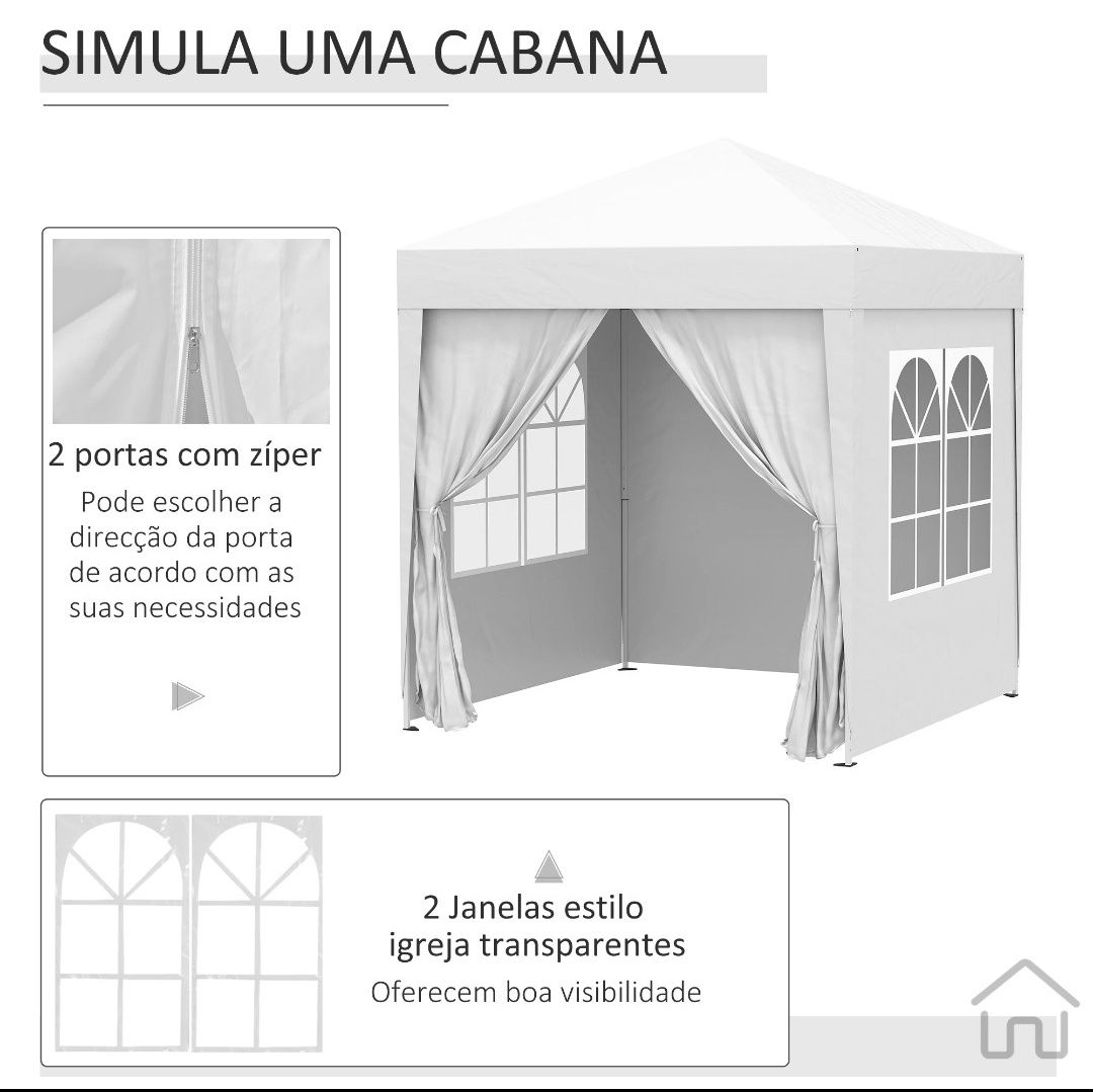 Tenda paddock abrir 2x2