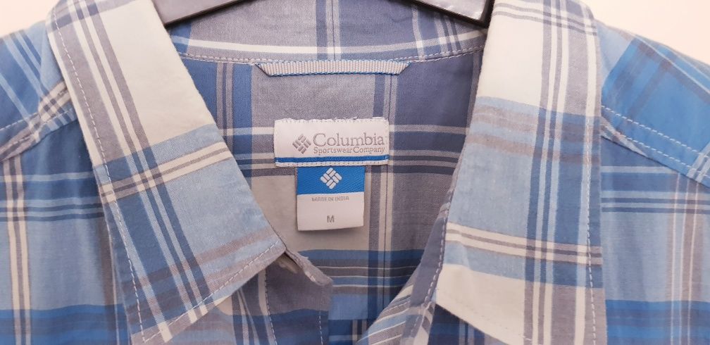 Columbia, koszula w kratę, bawełna