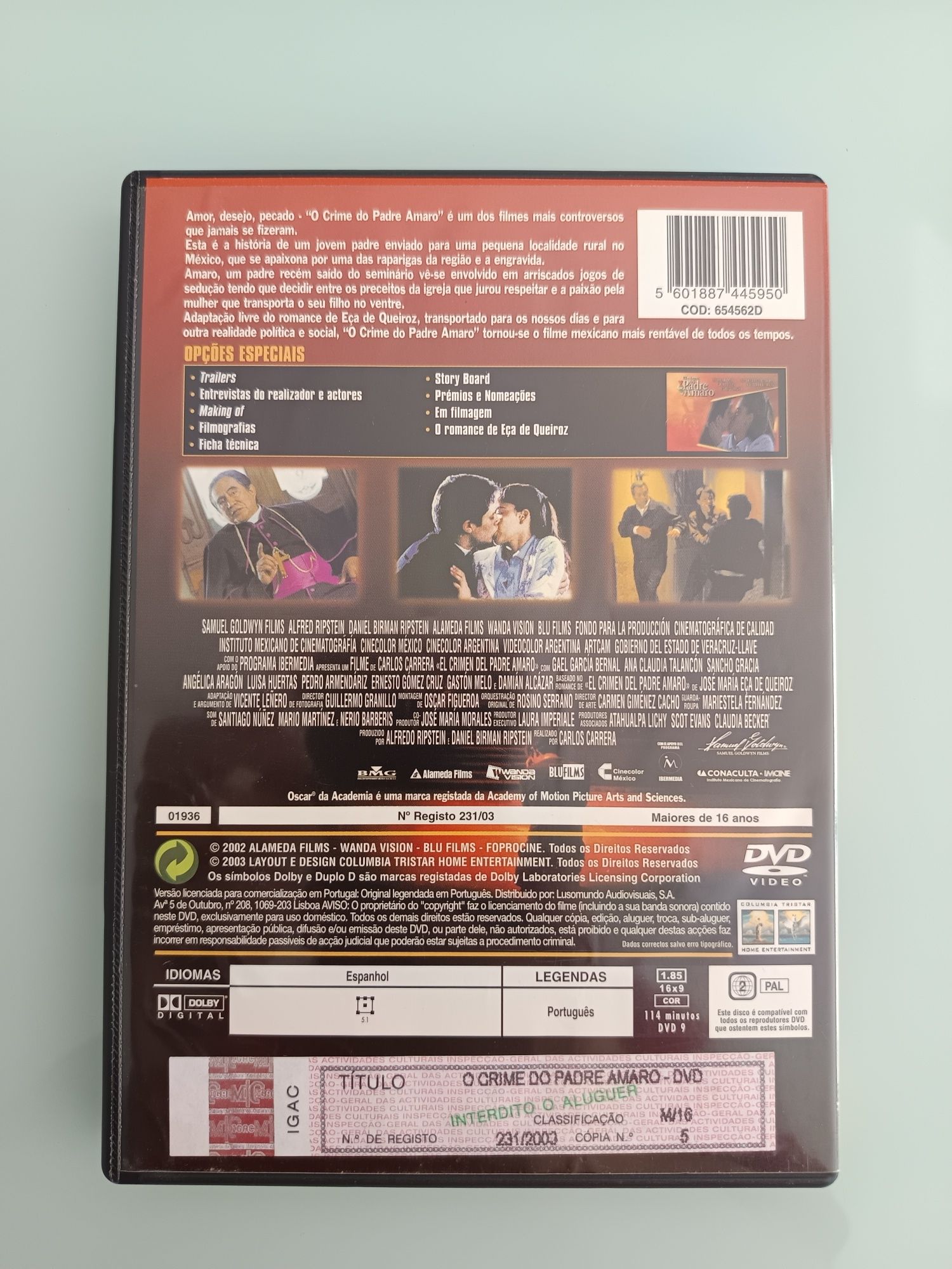 DVD o crime do padre Amaro