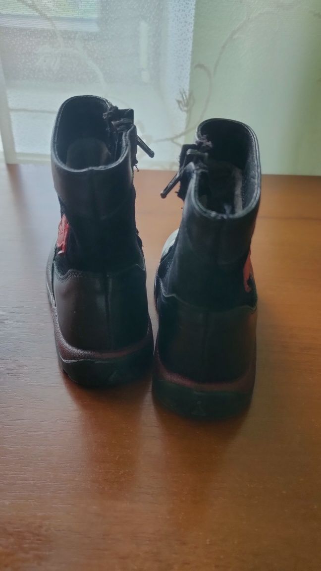Перші зимові чобітки, ШКІРЯНІ, для хлопчика і дівчинки (унісекс)