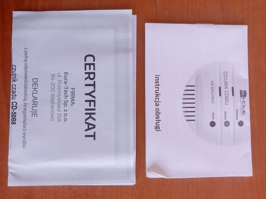 Czujniki czadu, dwutlenku węgla,szt.3