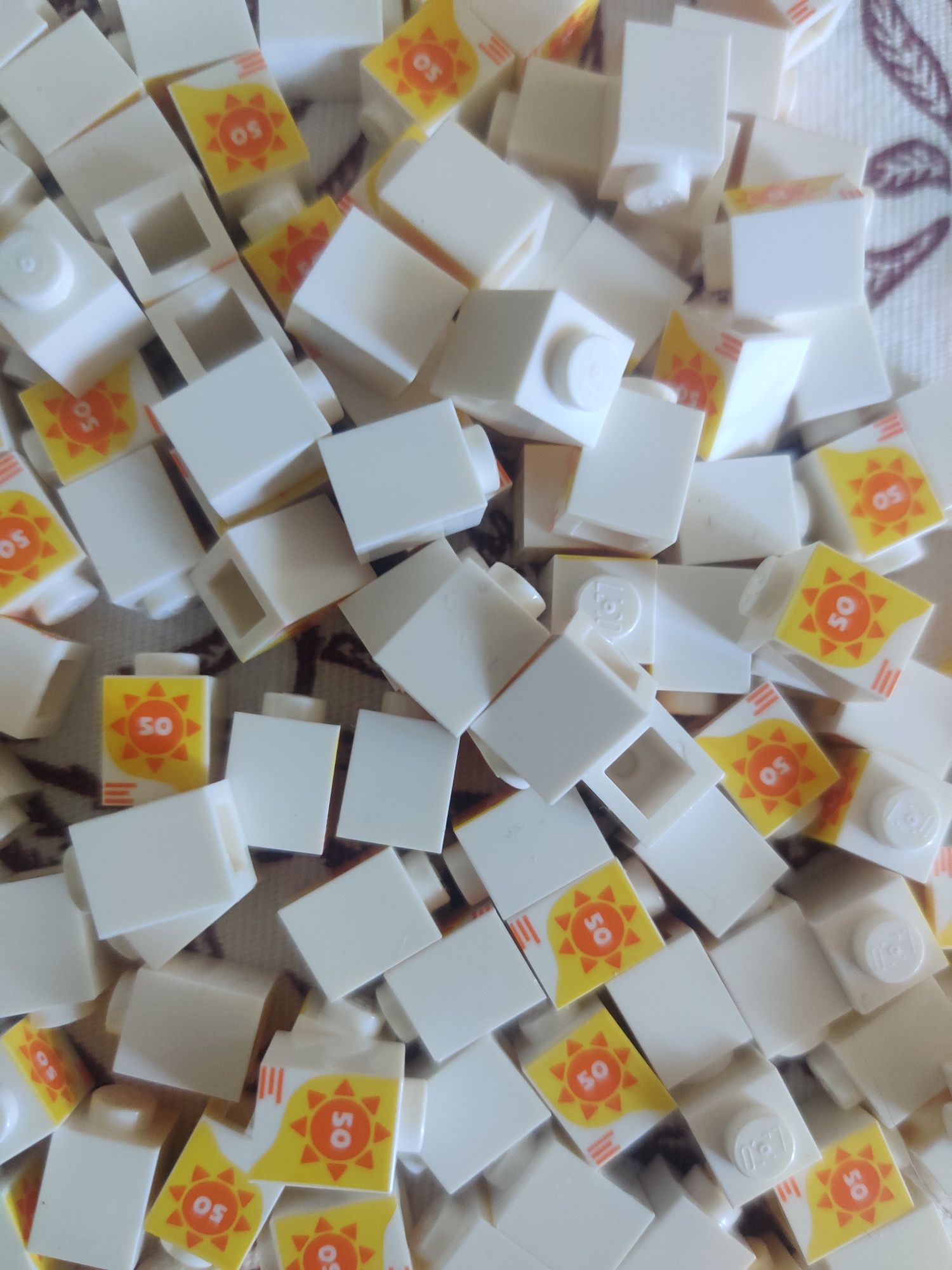 LEGO krem do opalania 50 - 5 sztuk - elementy mix