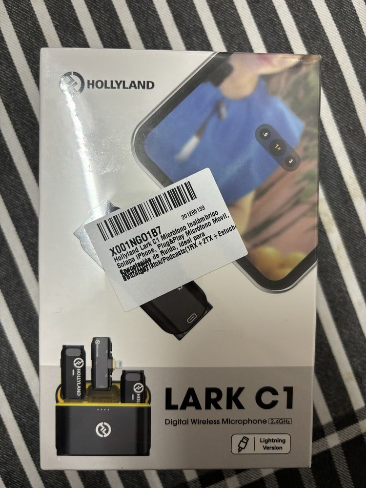 Microfone Hollyland lark C1 para iphone