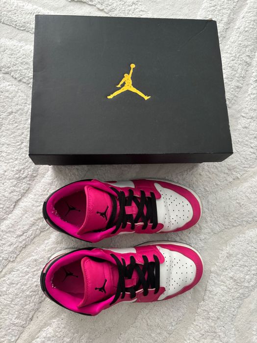 Nike jordan różowo czarno białe