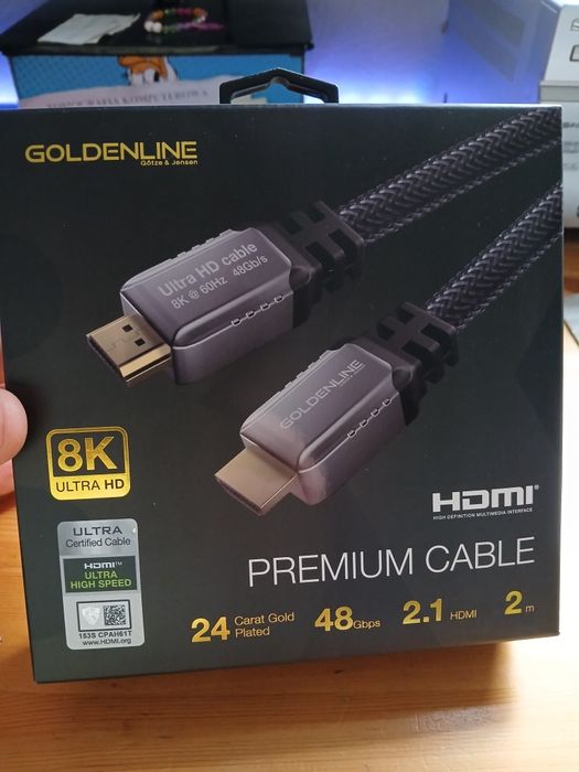 Nowy kabel hdmi 8k