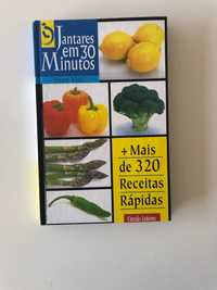 Livro "Jantares em 30 Minutos"