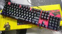 Механічна ігрова клавіатура Cyberpunk CP-110 з RGB  кирилиця  100%