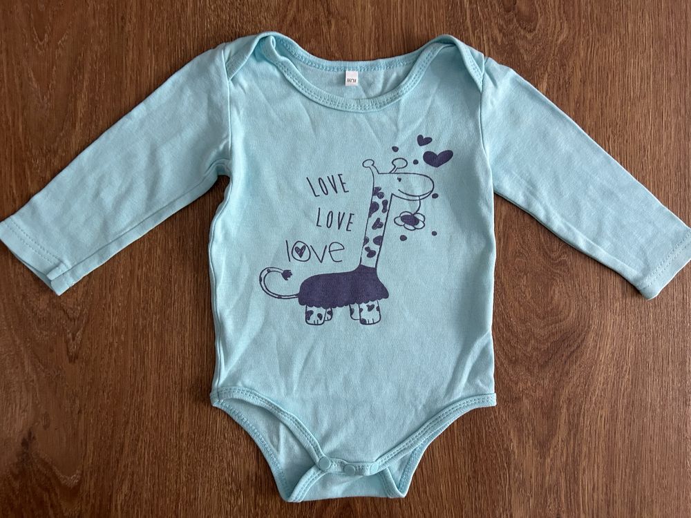 Niebieskie Body Niemowlęce 86 cm