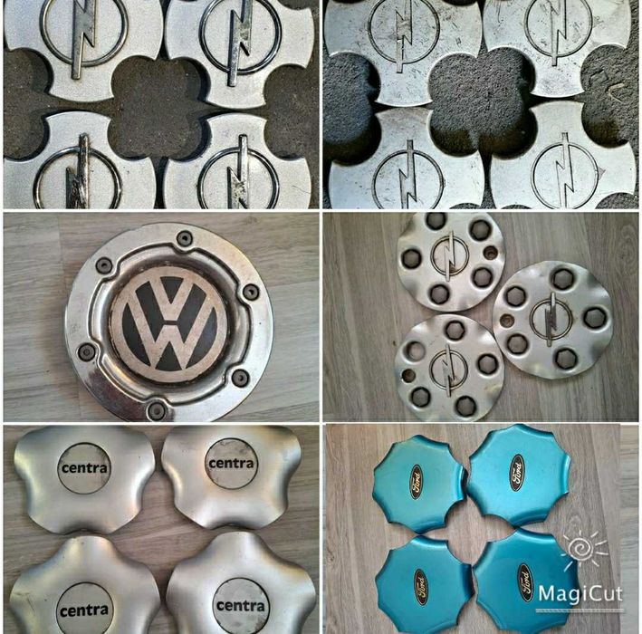 Kapsle dekle dekielki opel volkswagen Centra sztuki