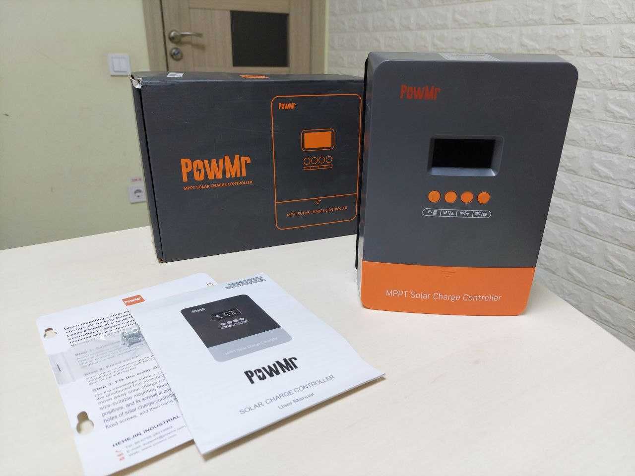 Контроллер PowMr M60 заряду АКБ від сонячної панелі 60A 12/24/36/48V