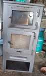 Salamandra a lenha com forno