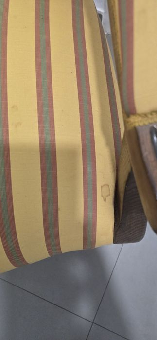 Cadeirão confortável riscas