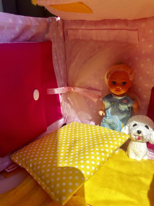 Текстильний будиночок для ляльки Roter Kafer, 24.7*3*25 см