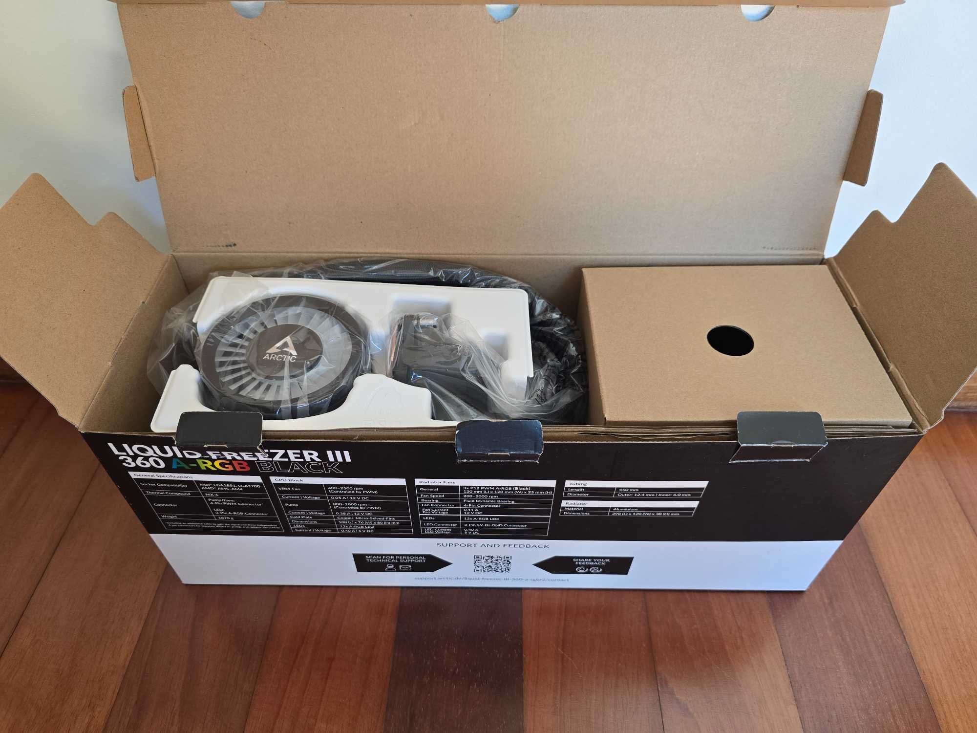 Water Cooler CPU Arctic Liquid Freezer III Pro 360 A-RGB All-In-One