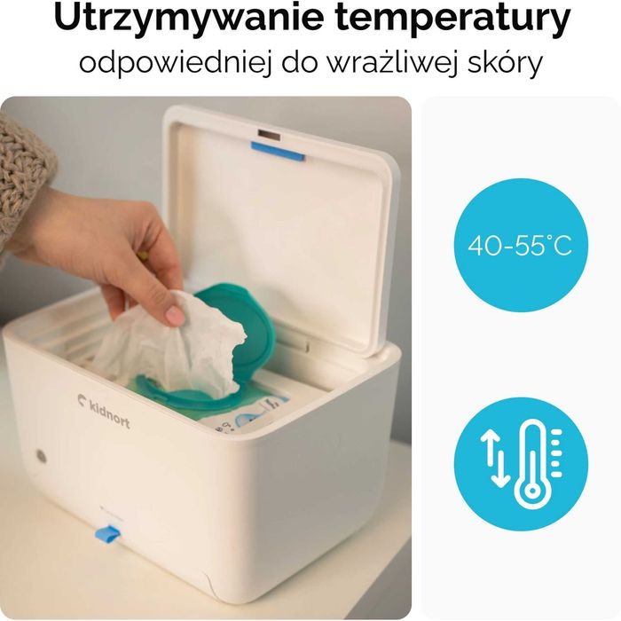 Podgrzewacz do mokrych chusteczek